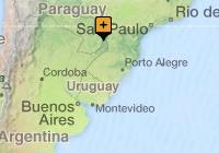 Discover Iguazu Falls from Argentina Map
