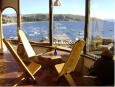 View of Copacabana, Bolivia from DSA Standard Hotel View of Copacabana, Bolivia from DSA Standard Hotel