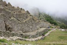 Early morning mist at Machu Picchu