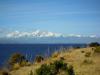 Cordillera Real Mountain range from Lake Titicaca