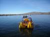 Traditional Uros Reed Boat